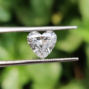 Herzform Diamant im Labor erstellt, IGI-zertifizierter Diamant im Labor EF / VS, Diamant für Verlobungsring oder Anhänger, Geschenk Diamant für Frauen