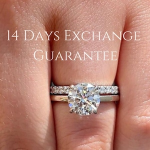 Round Diamond Engagement Ring, Round Cut Lab Grown Diamond Ring, Solitaire Diamond Ring, Anniversary Gift, Wedding Ring For Her, Gift Ring