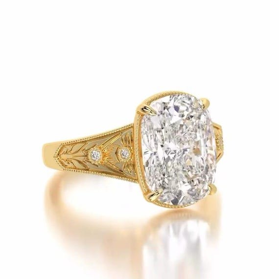 Taylor Swift Replica Engagement Ring, 7 Carat Elongated Cushion