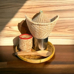 Sticky Rice Bamboo Steaming Pot Set