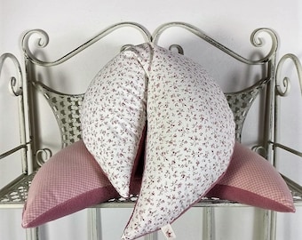 Vichy Pink and Streublümchen Relaxation pillow with millet husk filling Ready!