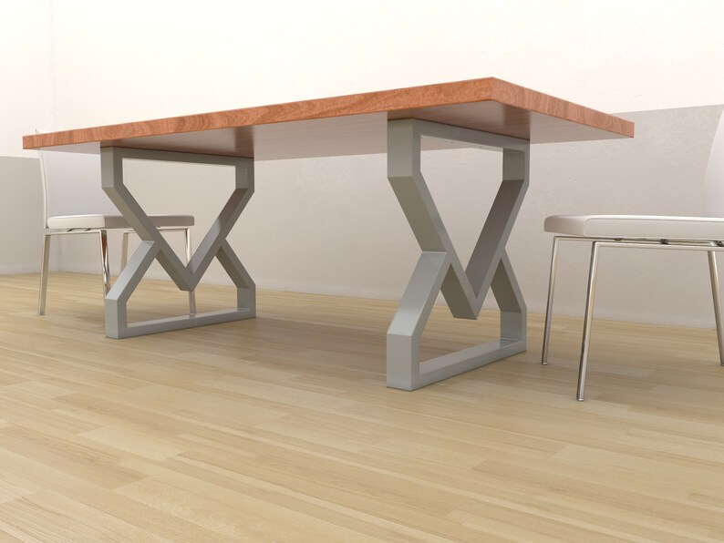Table legs with unique modern design for dining V2D84. Etsy