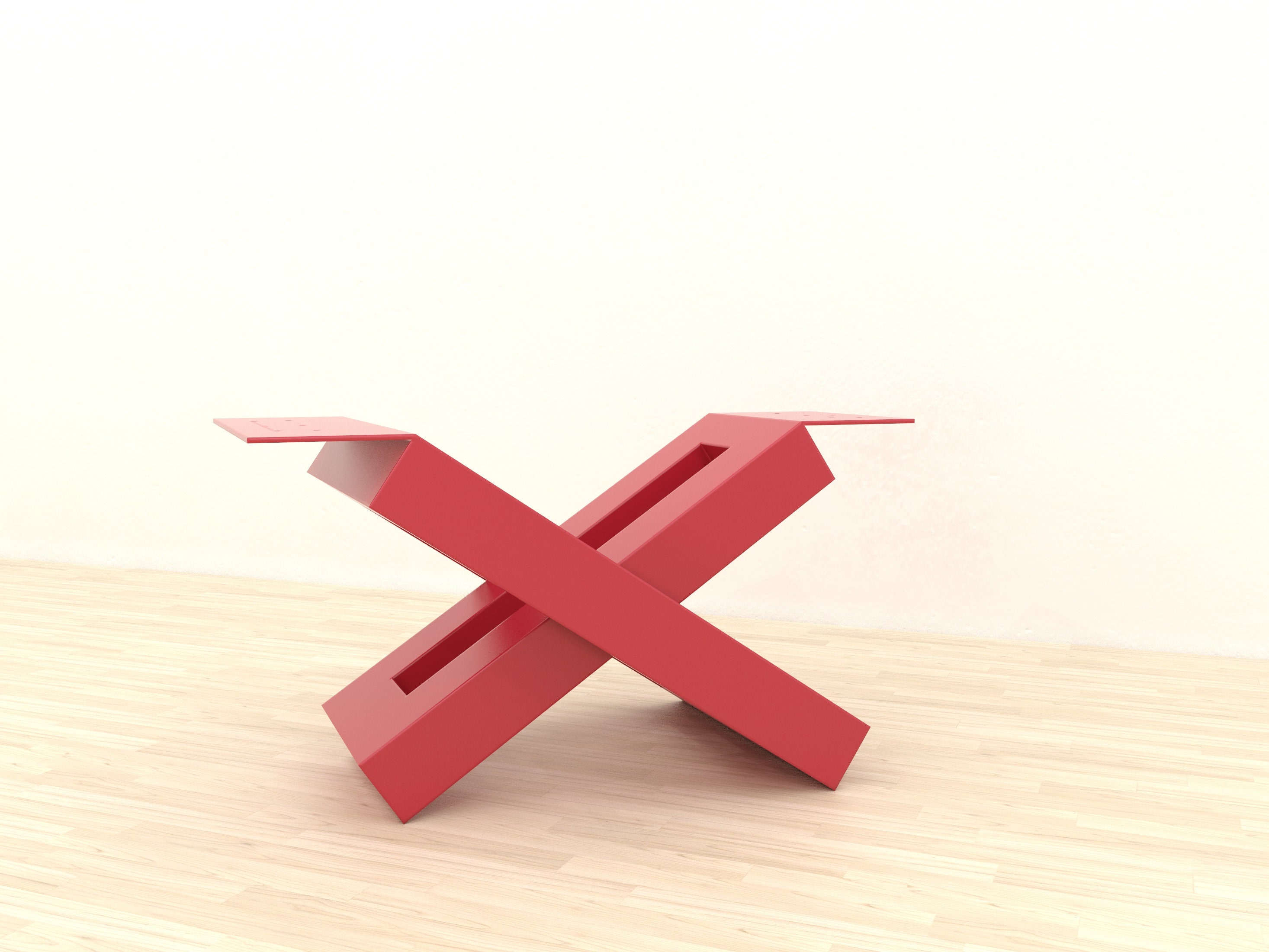 Coffee table base 80x80 heavy duty table base Handmade in Etsy