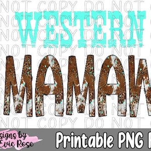 Western Mamaw PNG Digital Download