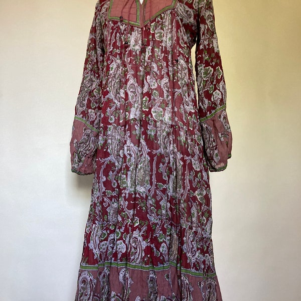 Indian Cotton Dress - Etsy
