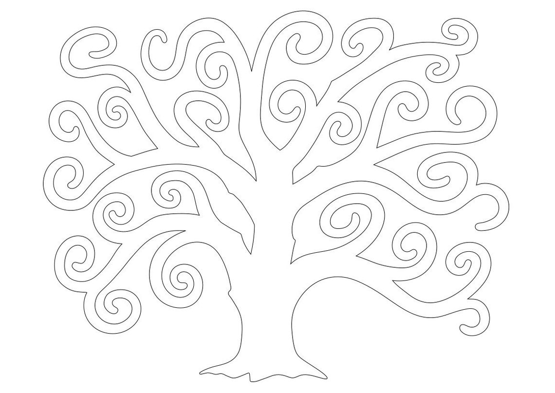 Rectangular Tree of Life | Etsy