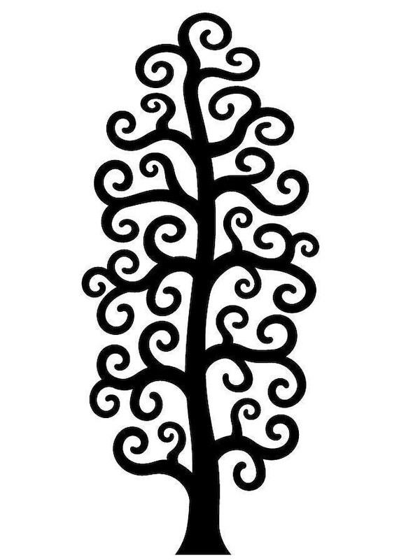 Arbre De Vie En Impression 3D – Mural, Noir, Décoration Intérieure