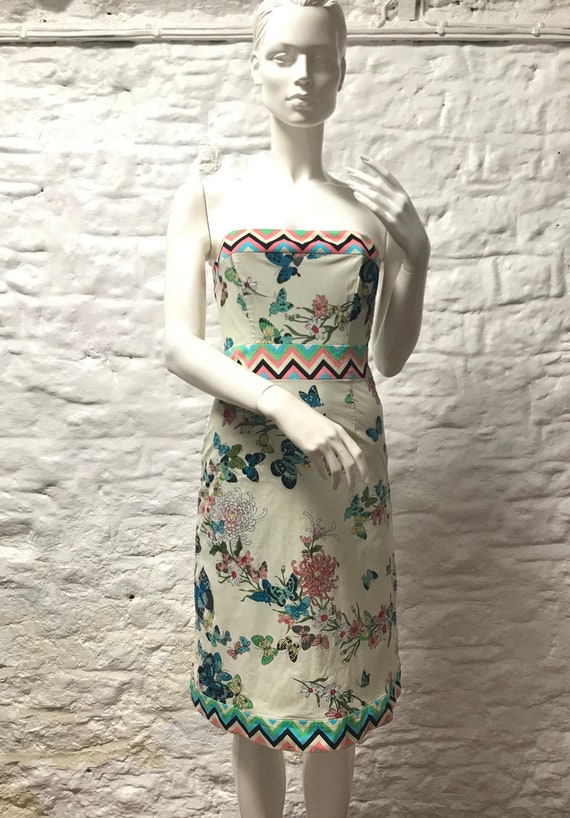 Cotton strapless Sundress by Tibi