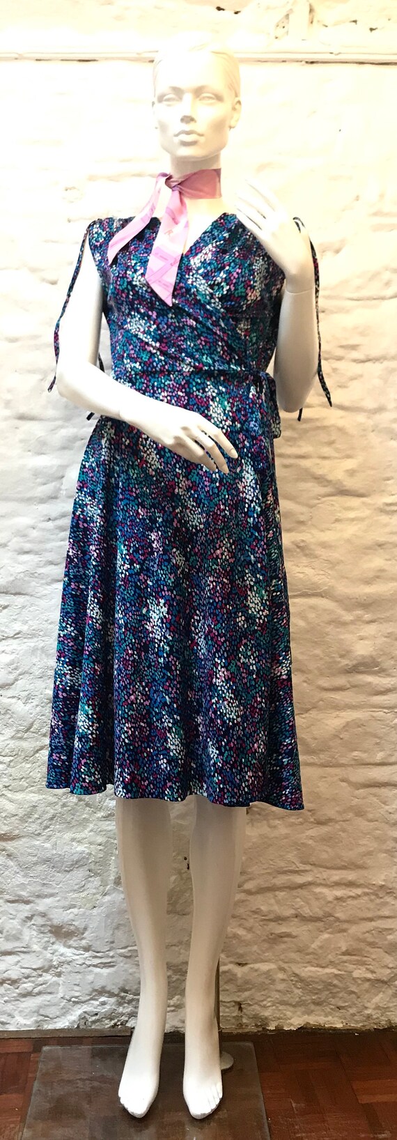 Vintage Wrap Summer Dress