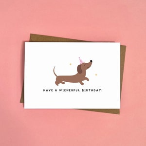 Passez un joyeux anniversaire, carte d'anniversaire, teckel, chien saucisse, jeu de mots, mignon, carte de joyeux anniversaire, drôle, cartes d'anniversaire, chien, chiens saucisses
