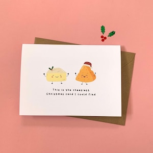 Käse Weihnachtskarte, kitschigste Karte, lustig, Weihnachten, niedlich, Essen, frohe Weihnachten, Wortspiel