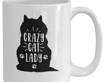 Crazy cat lady mug