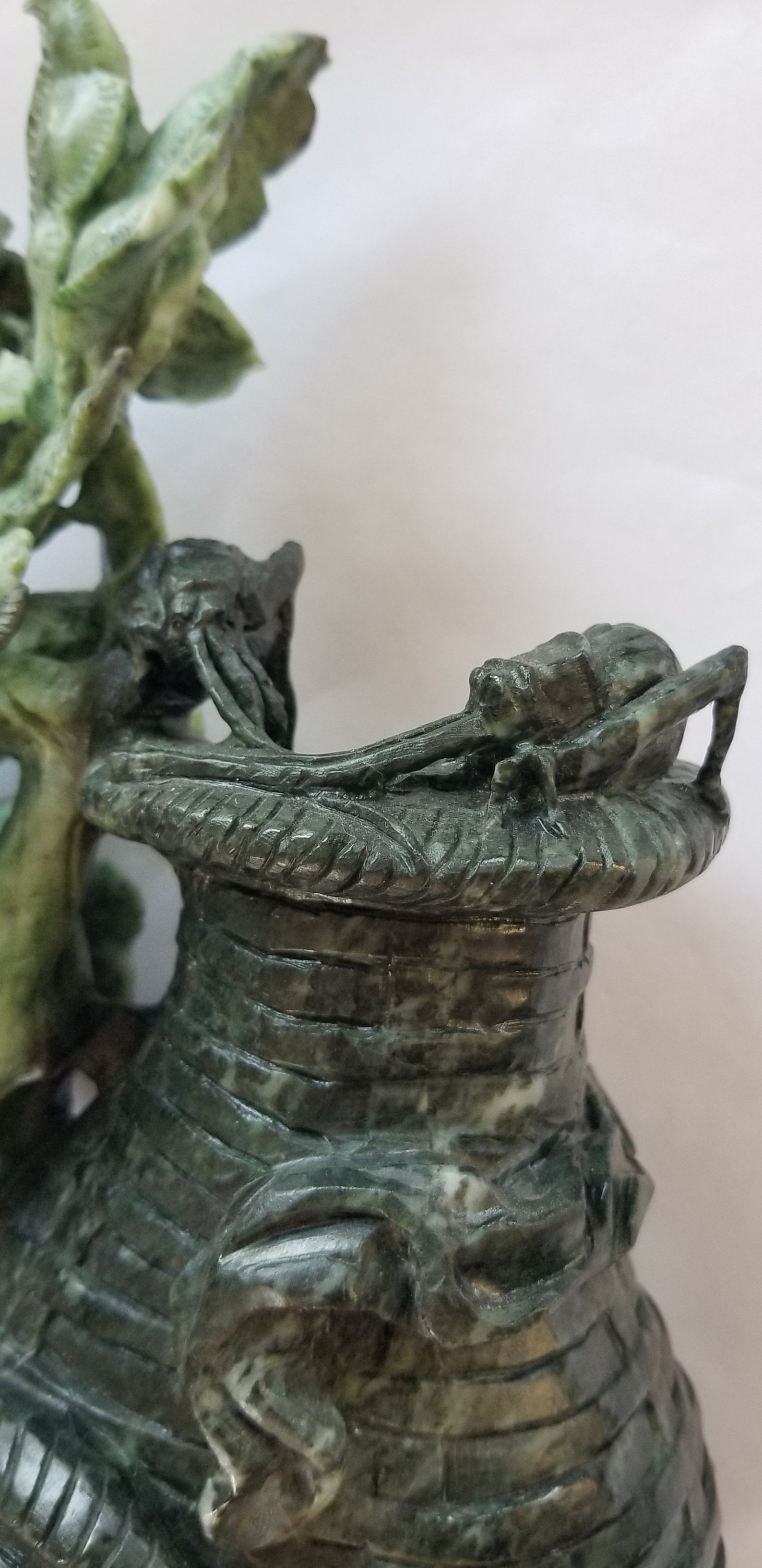 Jade Basket with Flowers 8.57 lbs Etsy