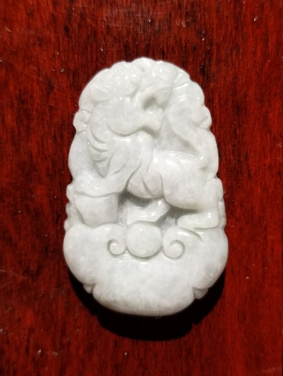 Jadeite Tiger Pendant - image 4