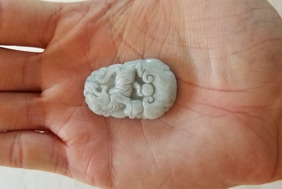 Jadeite Tiger Pendant - image 9