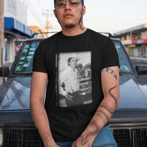 New Chalino El Pelavacas Short Sleeve Tee, Mexican shirt, Spanish shirt, Regalos en español, corridos gift for dad, cool Tshirt for gift
