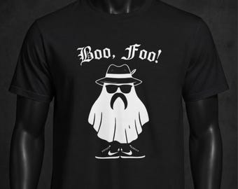 Cholo Ghost T-Shirt, Funny Halloween Shirt, Spooky Streetwear Tee, Urban Style Horror Apparel.