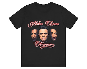 Los Vatos Locos Schreibschrift Kurzarm-T-Shirt