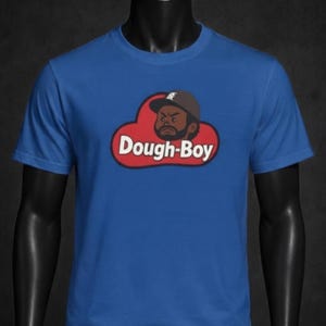 Doughboy Graphic T-Shirt |Vintage 90s Movie Streetwear | Retro Hip Hop Culture Tee Heavyweight Cotton