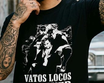 Miklo Y Los Vatos Locos Tee | Chicano Streetwear Grafik-T-Shirt