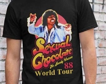 Sexual Chocolate World Tour '88 Shirt – Randy Watson Coming to America Tribute – Funny 80s Movie Tee