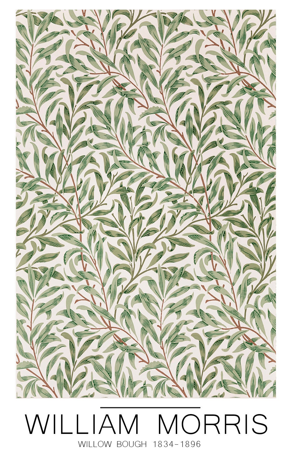 William Morris poster Exhibition poster | Etsy