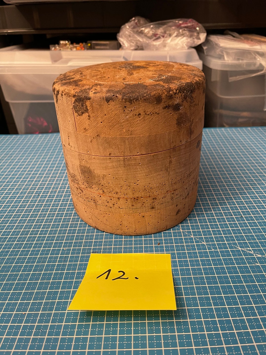 12. Vintage Millinery Hat Block Shape Wooden Hat Shape Hatter Modist