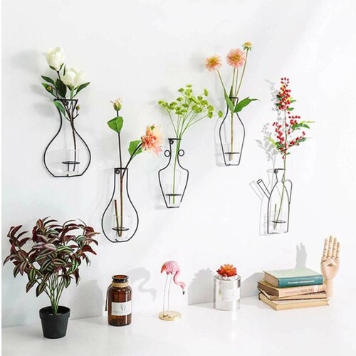 2 Wall Vases Wall Decor Vase Wall Decor Pallet Decor Etsy