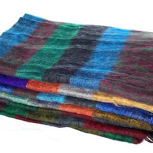 Yak wool oversize shawls