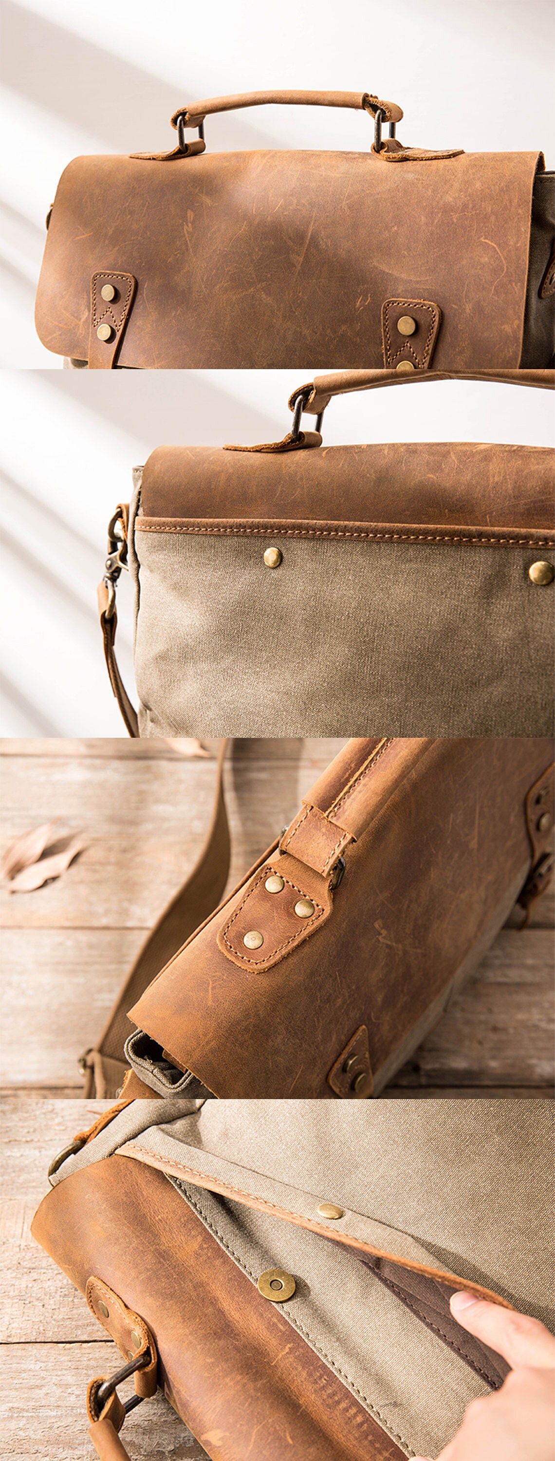 Saddle bags for manMen's Leather Messenger BagLeather Etsy