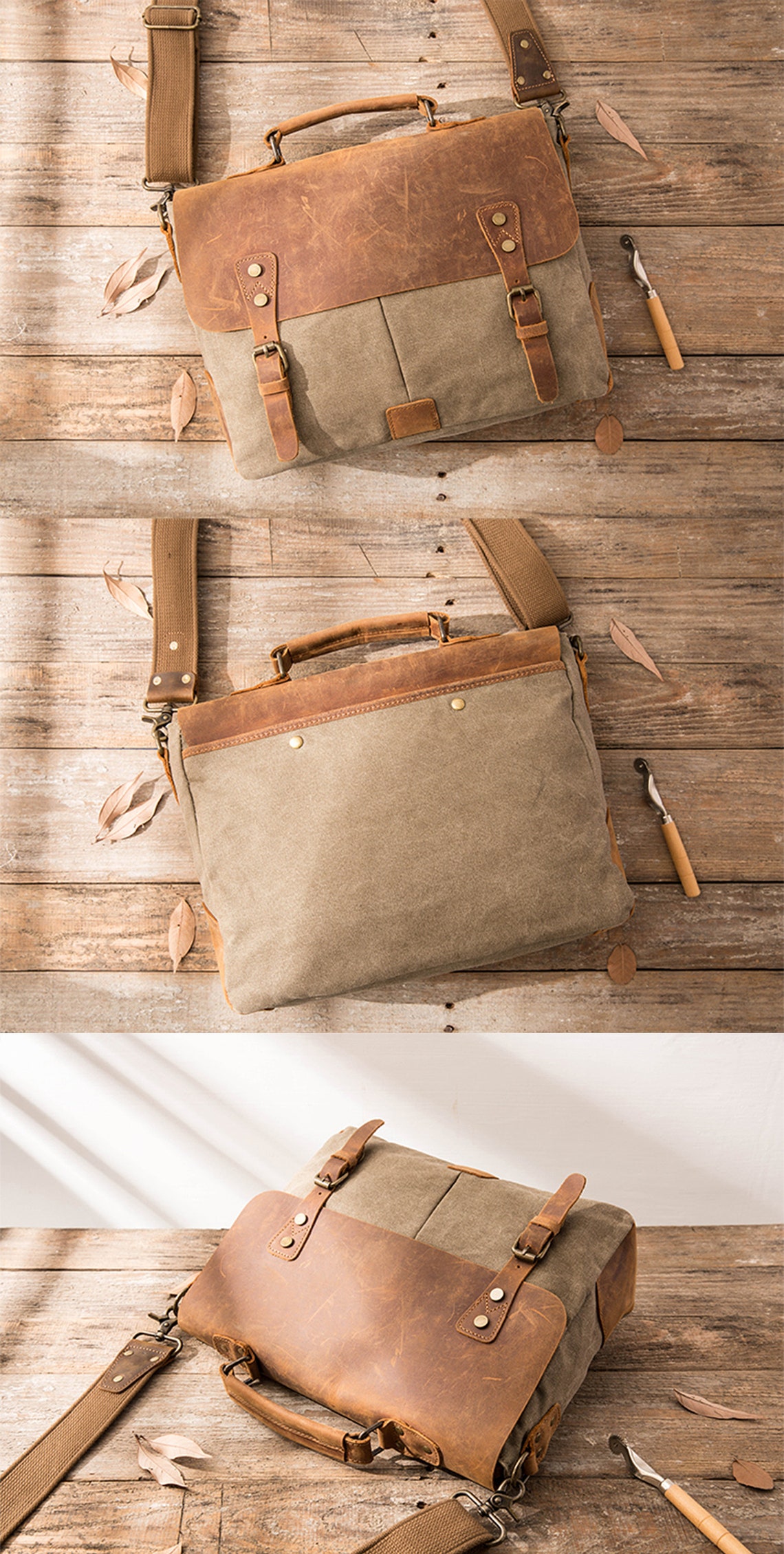 Saddle bags for manMen's Leather Messenger BagLeather Etsy