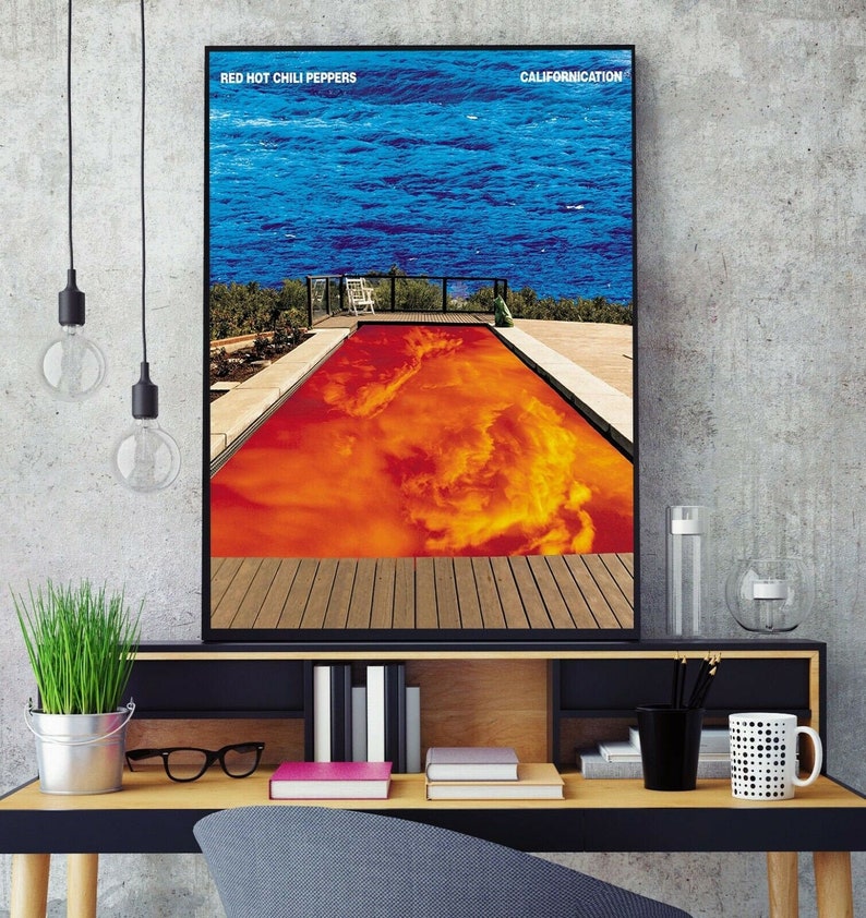 Red Hot Chilli Peppers Californication álbum portada cartel Etsy