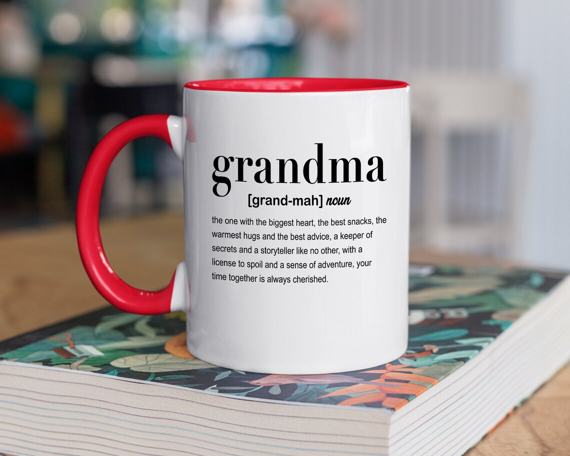Personalized Definition Grandma Mug Customized Grandma Coffee Etsy