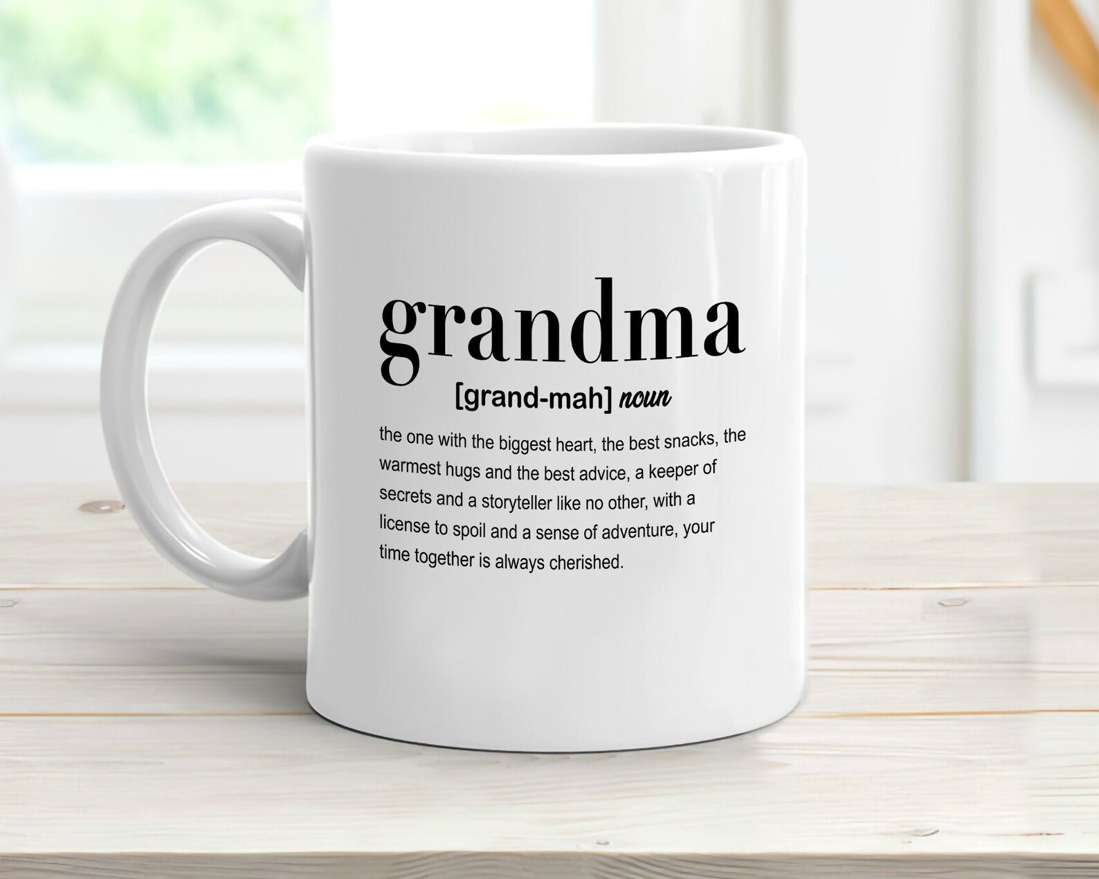 Personalized Definition Grandma Mug Customized Grandma Coffee Etsy