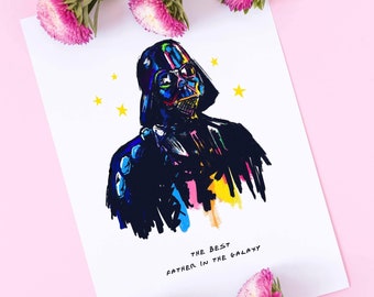 Darth Vader Card | Etsy