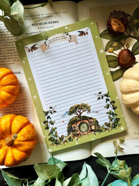 Hobbiton, Hobbit Hole, A5 Notepad, Stationery