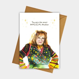 Tarjeta Mágica del Día de las Madres, Magia, Tarjeta Bruja