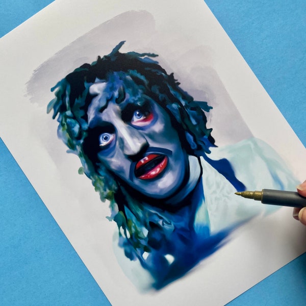 Old Gregg, The Mighty Boosh inspired watercolour print