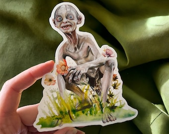 Spring time Sméagol inspired sticker