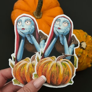 Sally Pumpkin Waterproof Sticker