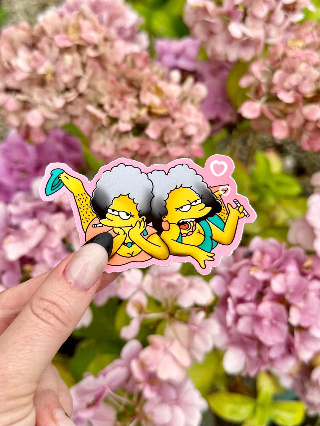 Patty Roma Sticker Patty and Selma Vinyl Sticker - Etsy