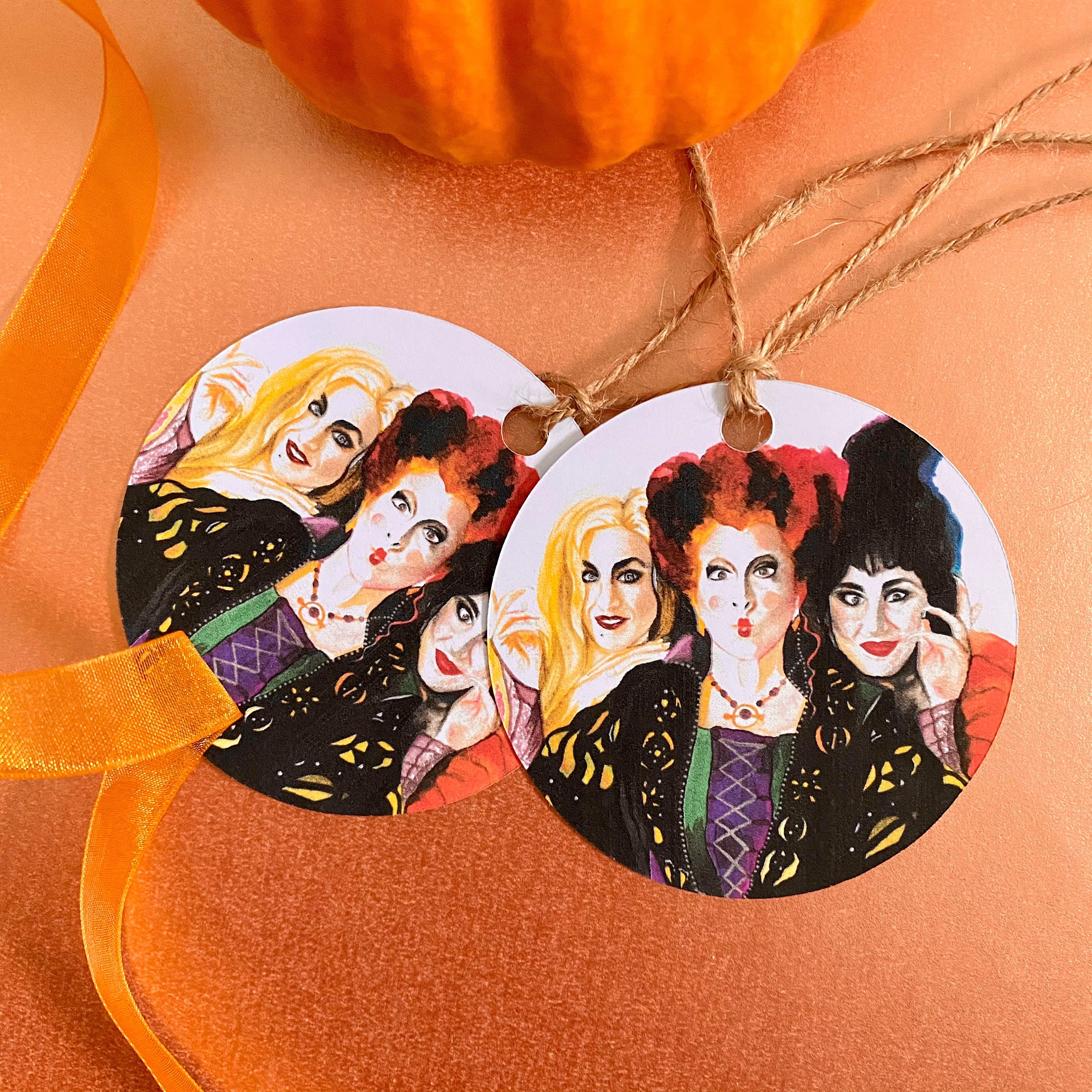 Hocus Pocus, The Sanderson Sisters, Watercolour, Halloween Wrapping Paper