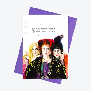 Hocus Pocus, tarjeta de cumpleaños mágica e inspirada