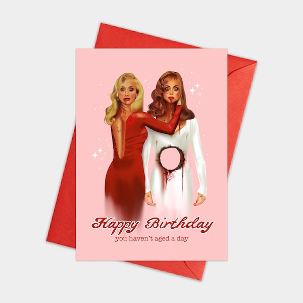 Death Becomes Her Birthday Card, Horror, Comedy Movie