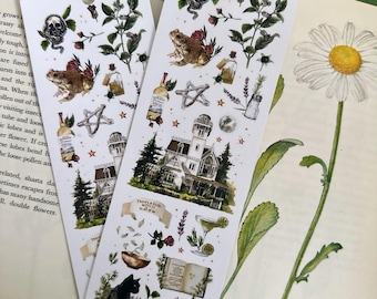 Practical Magic, Watercolour, Illustrated Bookmark
