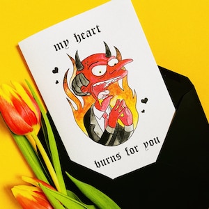 Me Burns, Los Simpson, Tarjeta del día de San Valentín, Acuarela