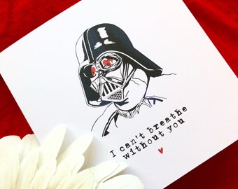 Darth Vader, Valentines Day Card, Valentine’s, Greeting Card