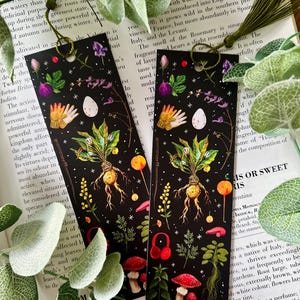 Magical Herbs and Mandagora, Illustrated Bookmark