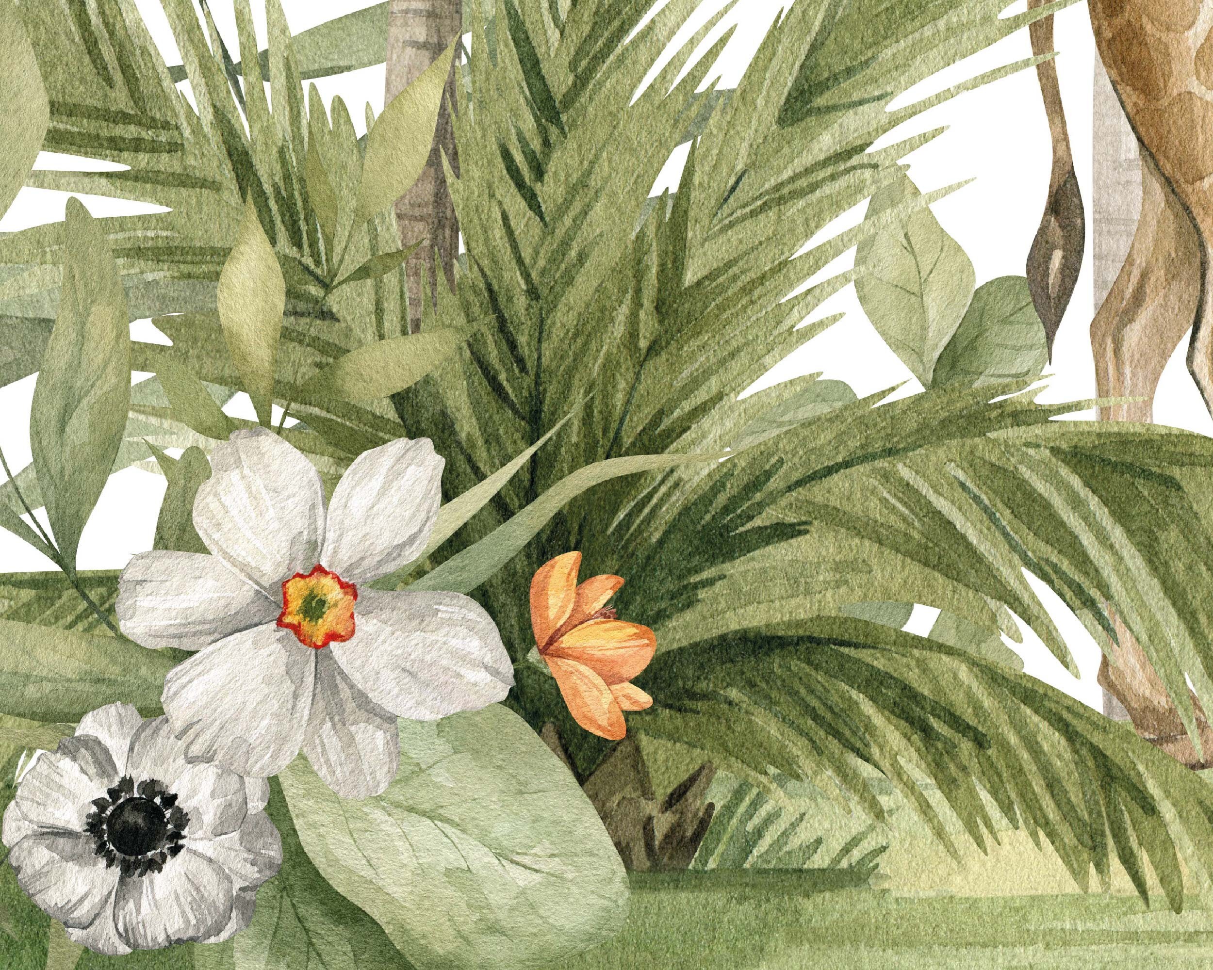 African Savanna Mural Home Decor Mural Diy Easy to Apply - Etsy