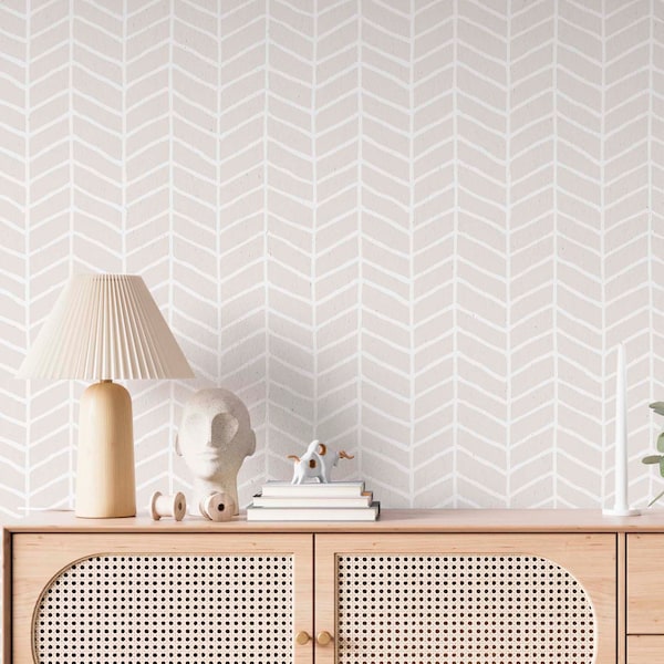 Herringbone Wallpaper - Etsy
